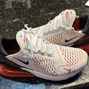 Nike Air Max 270 White Red Sneakers